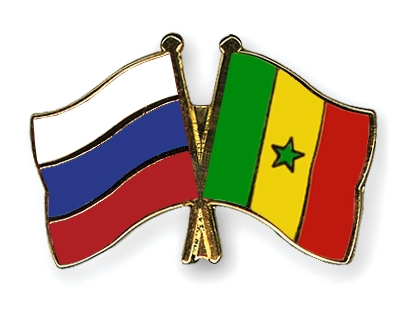 Fahnen Pins Russland Senegal