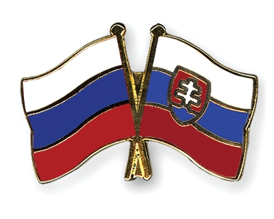 Fahnen Pins Russland Slowakei