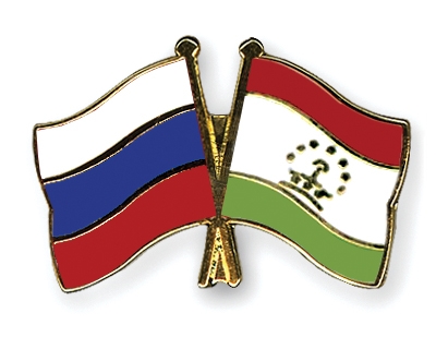 Fahnen Pins Russland Tadschikistan