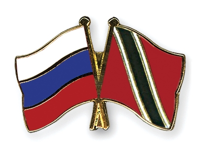 Fahnen Pins Russland Trinidad-und-Tobago