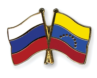 Fahnen Pins Russland Venezuela