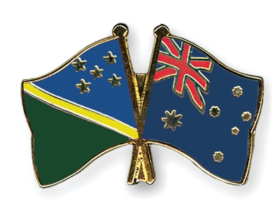 Fahnen Pins Salomonen Australien