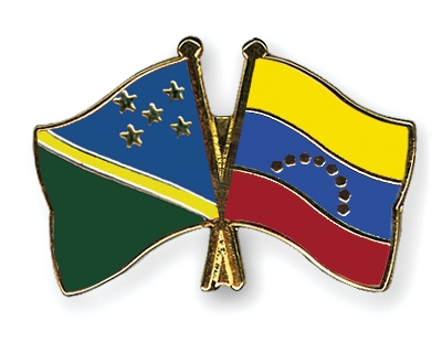 Fahnen Pins Salomonen Venezuela