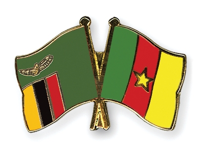Fahnen Pins Sambia Kamerun
