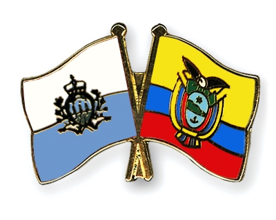 Fahnen Pins San-Marino Ecuador