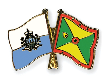 Fahnen Pins San-Marino Grenada