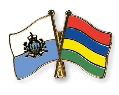 Fahnen Pins San-Marino Mauritius