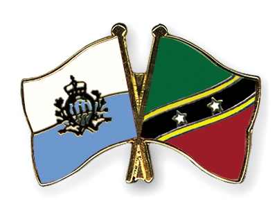 Fahnen Pins San-Marino St-Kitts-und-Nevis