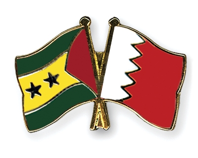 Fahnen Pins Sao-Tome-und-Principe Bahrain