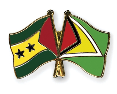 Fahnen Pins Sao-Tome-und-Principe Guyana