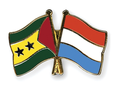 Fahnen Pins Sao-Tome-und-Principe Luxemburg