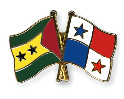 Fahnen Pins Sao-Tome-und-Principe Panama
