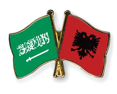 Fahnen Pins Saudi-Arabien Albanien
