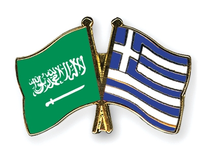 Fahnen Pins Saudi-Arabien Griechenland