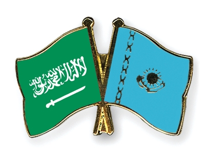 Fahnen Pins Saudi-Arabien Kasachstan