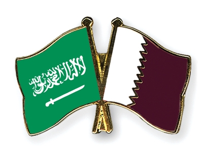 Fahnen Pins Saudi-Arabien Katar