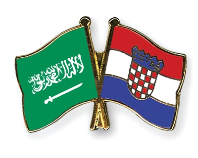 Fahnen Pins Saudi-Arabien Kroatien