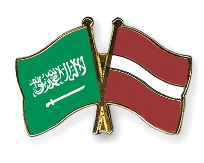 Fahnen Pins Saudi-Arabien Lettland