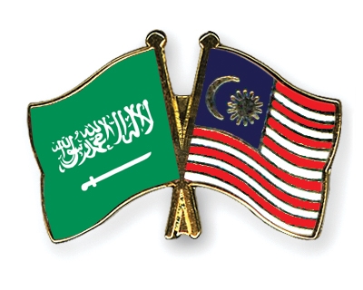 Fahnen Pins Saudi-Arabien Malaysia