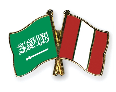 Fahnen Pins Saudi-Arabien Peru