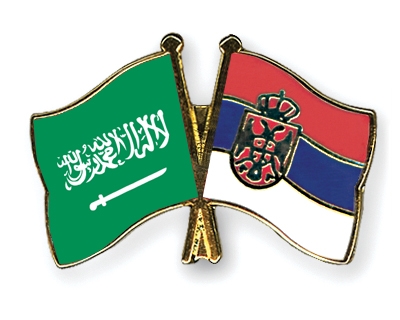 Fahnen Pins Saudi-Arabien Serbien