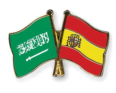 Fahnen Pins Saudi-Arabien Spanien