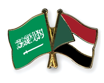 Fahnen Pins Saudi-Arabien Sudan