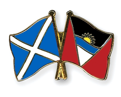 Fahnen Pins Schottland Antigua-und-Barbuda