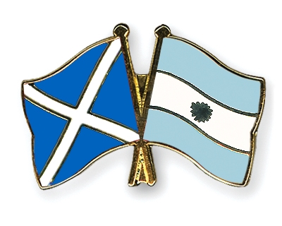 Fahnen Pins Schottland Argentinien