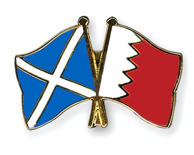 Fahnen Pins Schottland Bahrain