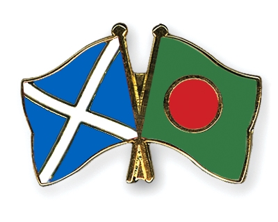 Fahnen Pins Schottland Bangladesch