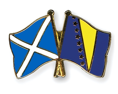 Fahnen Pins Schottland Bosnien-und-Herzegowina