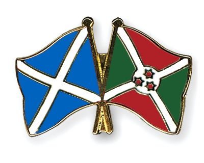 Fahnen Pins Schottland Burundi