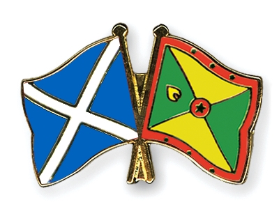 Fahnen Pins Schottland Grenada