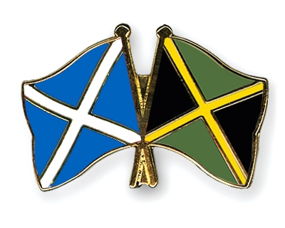 Fahnen Pins Schottland Jamaika