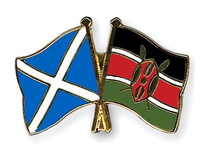 Fahnen Pins Schottland Kenia