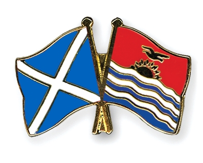 Fahnen Pins Schottland Kiribati