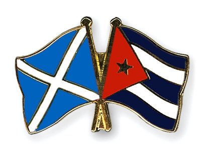 Fahnen Pins Schottland Kuba