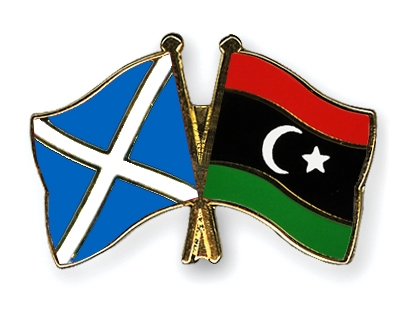 Fahnen Pins Schottland Libyen