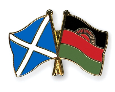 Fahnen Pins Schottland Malawi