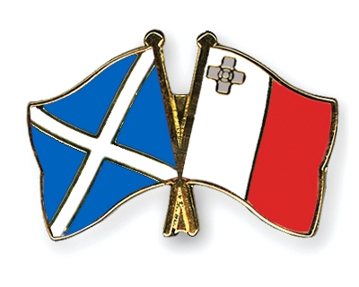 Fahnen Pins Schottland Malta