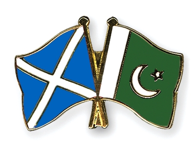 Fahnen Pins Schottland Pakistan