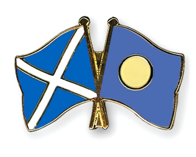 Fahnen Pins Schottland Palau