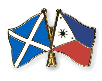 Fahnen Pins Schottland Philippinen