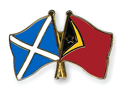 Fahnen Pins Schottland Timor-Leste