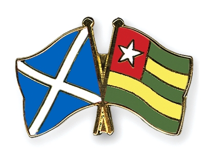 Fahnen Pins Schottland Togo