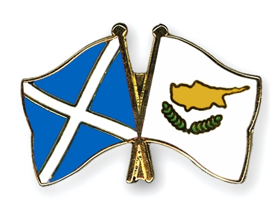 Fahnen Pins Schottland Zypern