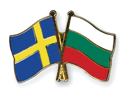 Fahnen Pins Schweden Bulgarien