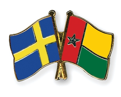 Fahnen Pins Schweden Guinea-Bissau