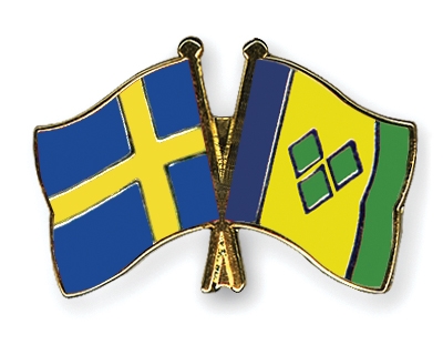 Fahnen Pins Schweden St-Vincent-und-die-Grenadinen